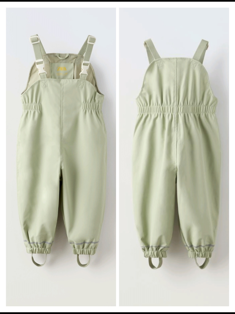 Zara Sage Green Waterproof Overalls - Picture 8 of 15